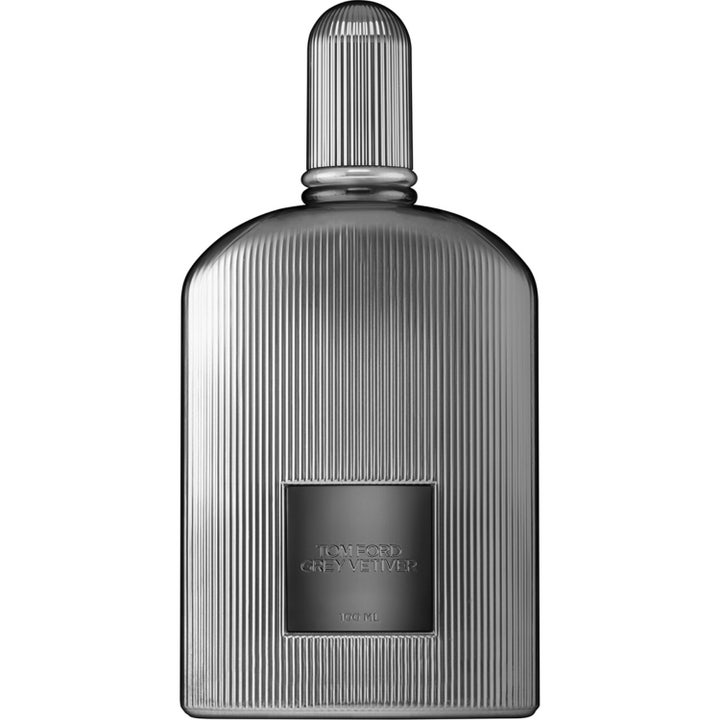 Tom Ford Grey Vetiver Parfum 100 ml parfym som ger en elegant karaktär i en silverfärgad räfflad flaska
