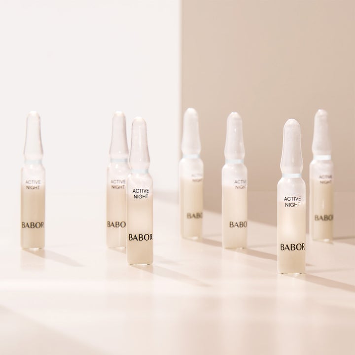 Babor Active Night Ampoule Serum Concentrate 14 ml aktivt nattserum i eleganta glasampuller för aktiv hudföryngring