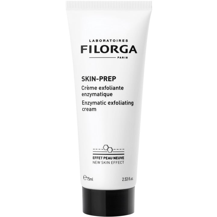 Filorga Skin-Prep Enzymatic Exfoliating Cream 75ml exfolierande ansiktskräm i vit tub med svart skruvlock