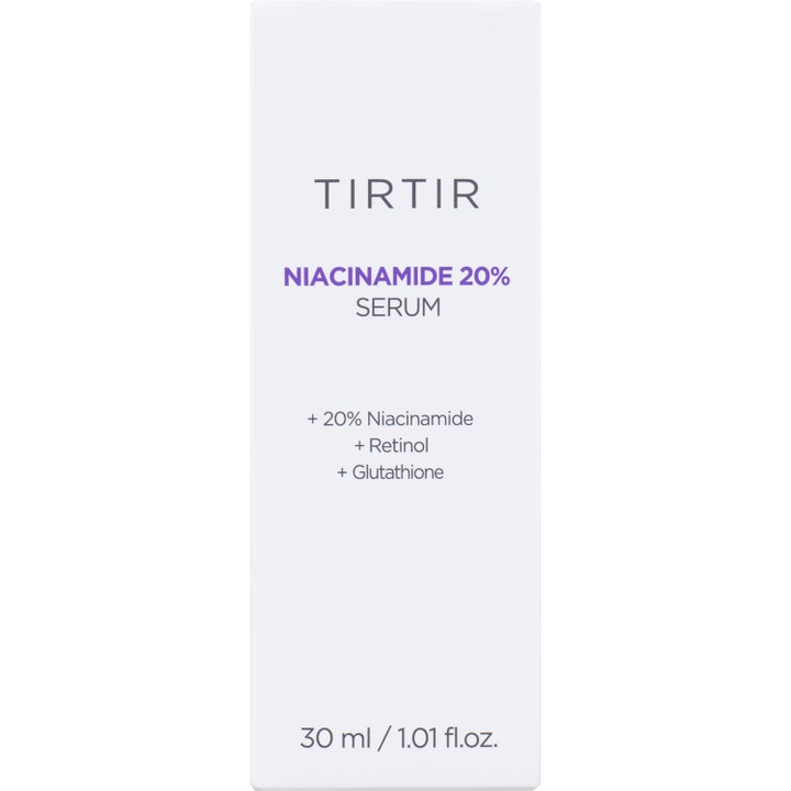 TIRTIR Niacinamide 20% Serum 30 ml niacinamid serum i vit ytterförpackning med retinol som ger en jämnare hudton.
