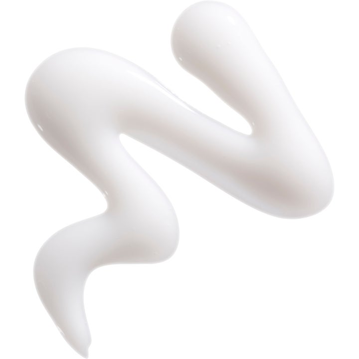 bareMinerals Skinlongevity Barrier Boosting Serum 30 ml barriärstärkande serum med vit mjuk krämig textur i en våg