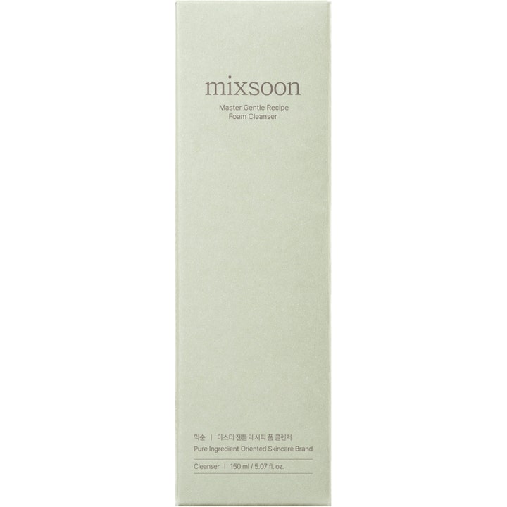 Mixsoon Master Gentle Recipe Foam Cleanser 150 ml mild rengöring i en ljusgrön ytterförpackning