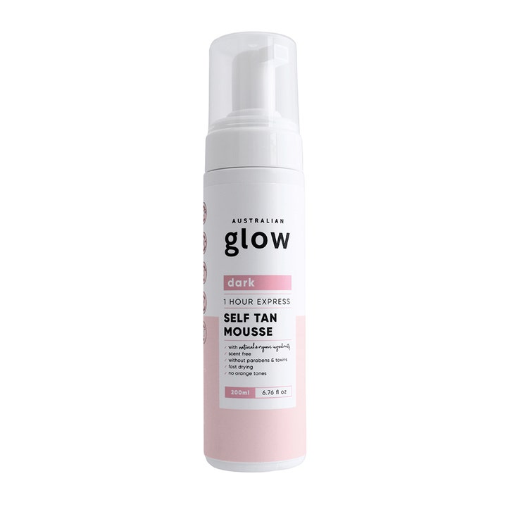 Glow One Hour Express Tan Mousse – Dark