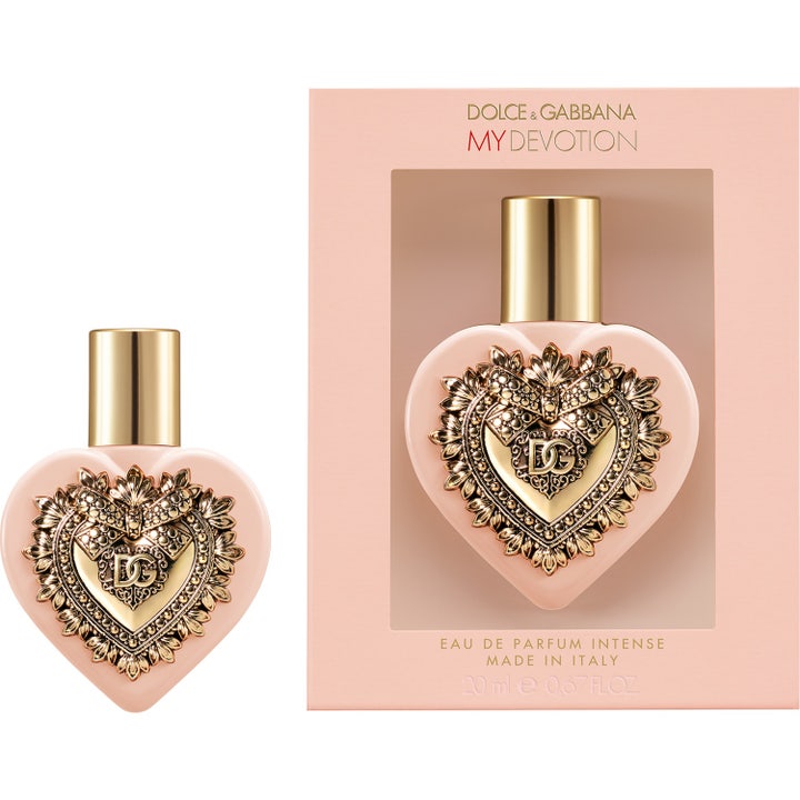 Dolce & Gabbana My Devotion Intense Eau de Parfum 20 ml damparfym i rosa hjärtformad flaska med guldhjärta och box
