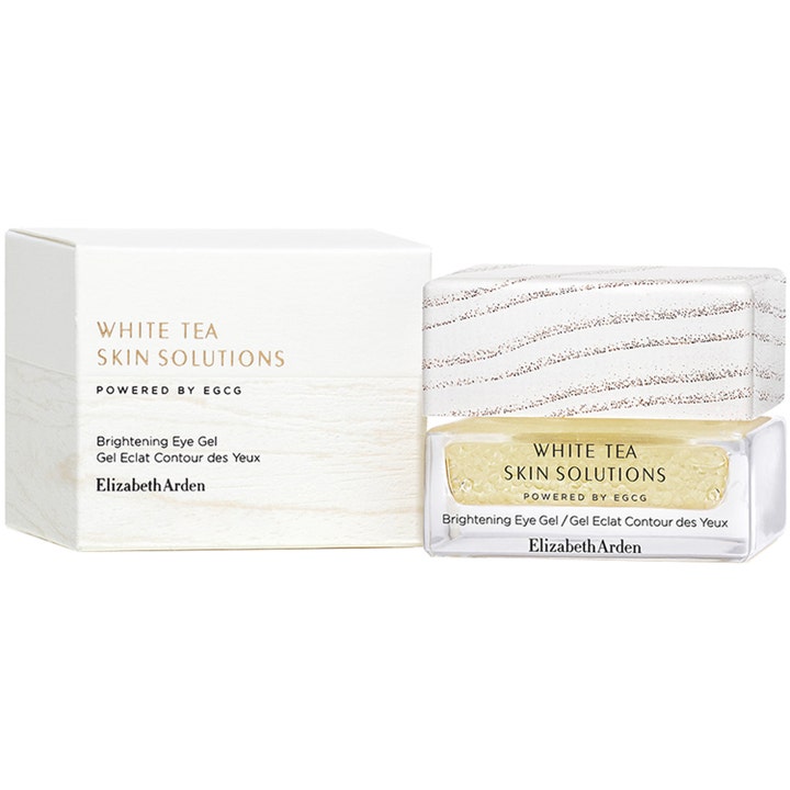 Elizabeth Arden White Tea Skin Brightening Eye Gel 15 ml strålande antiåldrande ögongel i glasburk med mönstrat lock