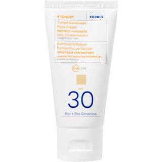 KORRES Yoghurt Tinted Sunscreen Face Cream SPF30