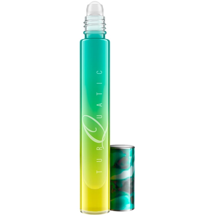 MAC Cosmetics Turquatic Rollerball Fragrance Eau de Parfum 6 g parfym i smal flaska med turkos och gul gradient