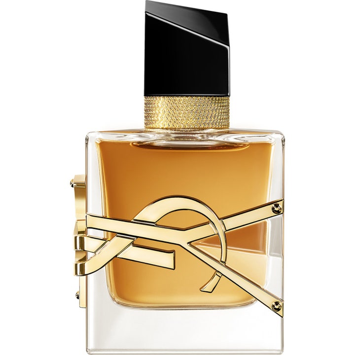 Yves Saint Laurent Libre Intense 30 ml ysl libre intense parfym i glasflaska med guldlogga och bärnstensfärgad vätska