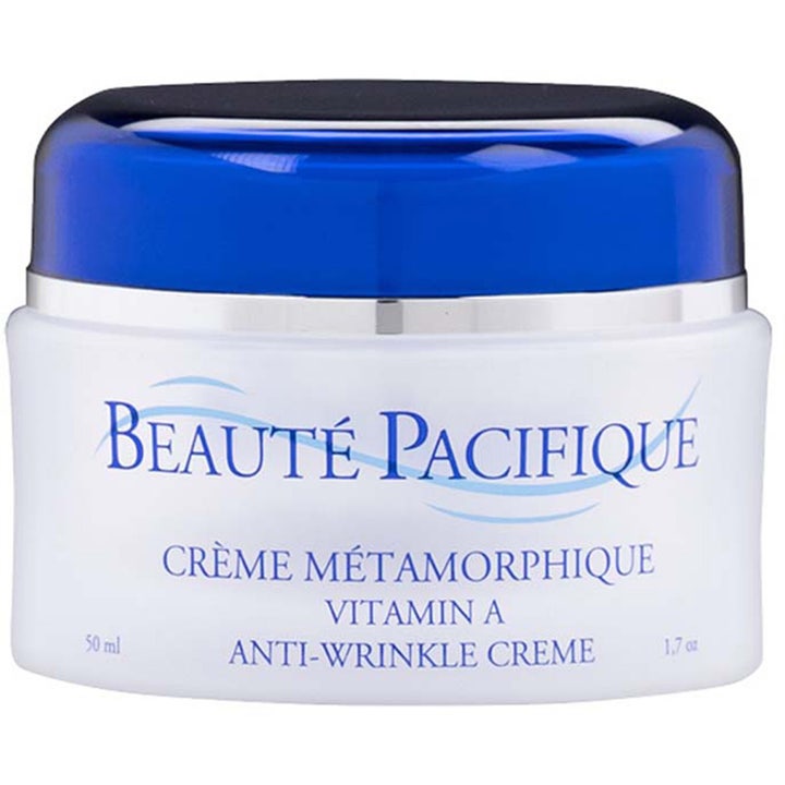 Beauté Pacifique Crème Métamorphique 50 ml anti-age ansiktskräm i vit glasburk med blått lock.