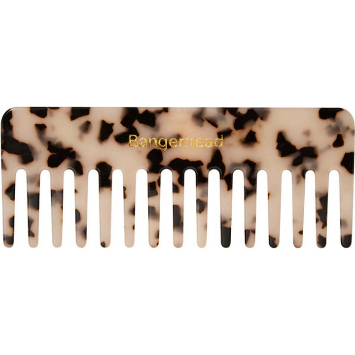 Crown Piece Detangling Comb Tortoise Dark