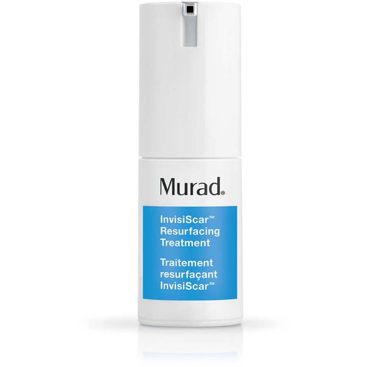 Murad InvisiScar Resurfacing Treatment 15ml acneärr behandling för ärrkorrigering i vit pumpflaska med blå etikett