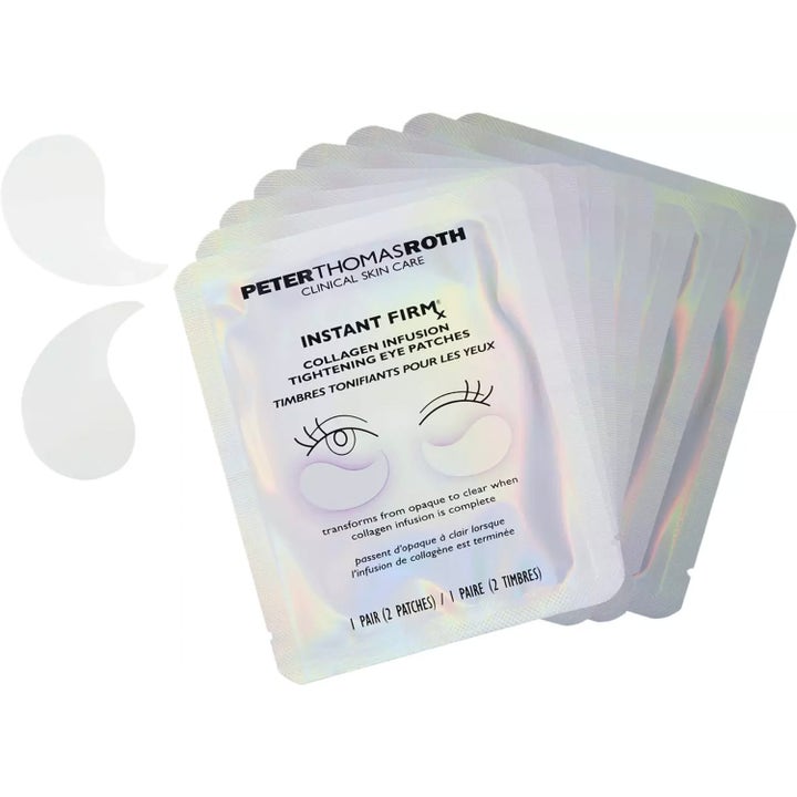 Peter Thomas Roth Instant FIRMx Collagen Infusion Tightening Eye Patches uppstramande ögonmasker i vita skimrande påsar