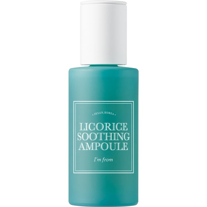 I'm From Licorice Soothing Ampoule 30 ml hudlugnande ampoule för irriterad hud i en turkos frostad flaska med vitt lock
