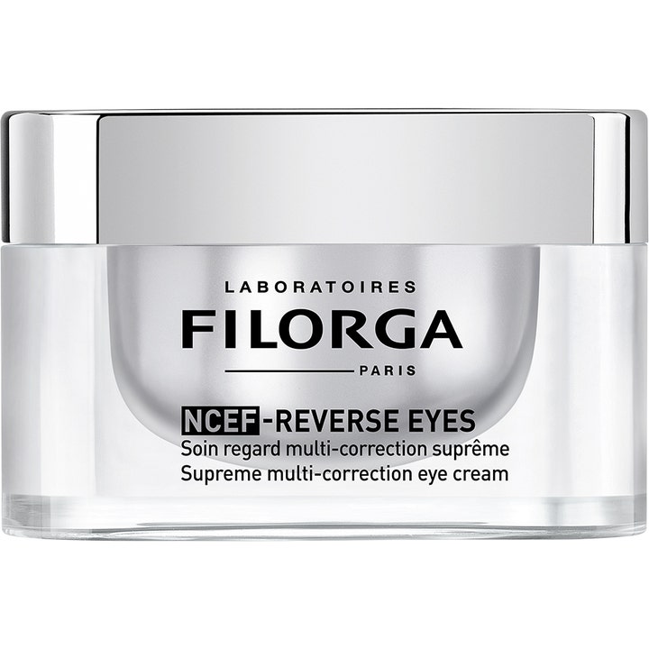 Filorga NCEF Reverse Eyes 15 ml antiage behandling ögon i lyxig glasburk med silverdetaljer