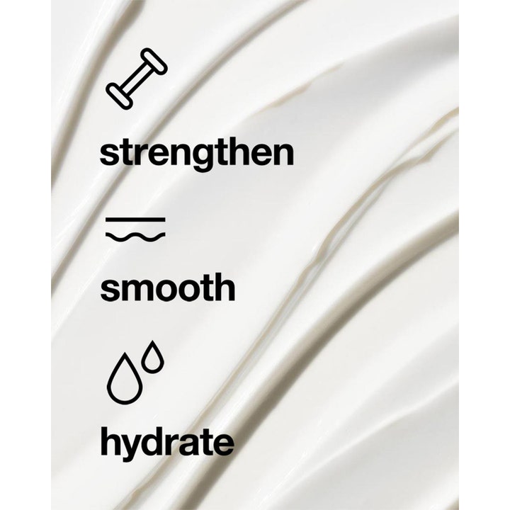 Clinique Smart Clinical Repair 15 ml kliniskt testad ögonkräm i krämig vit textur med orden strengthen smooth hydrate.