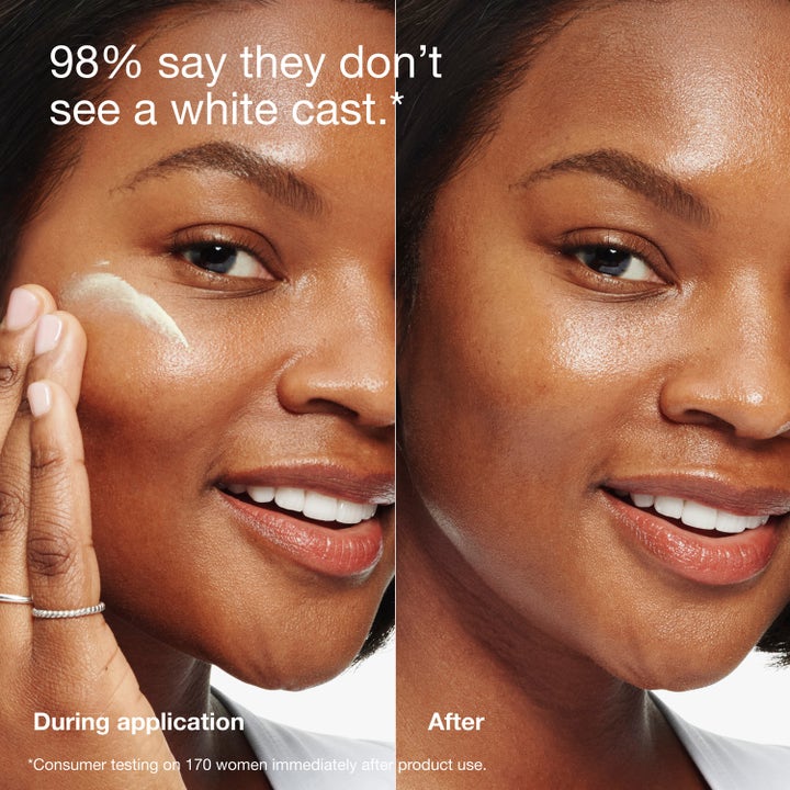 Clinique Dramatically Different SPF 50 50 ml dagkräm ger lyster utan vita spår på mörkare hudton.