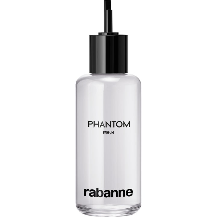 Rabanne Phantom Le Parfum 200 ml le parfum refill för phantom le parfum herr i en genomskinlig flaska med svart pump