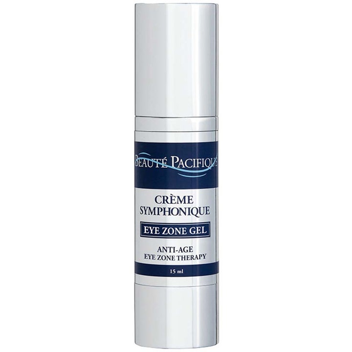 Beauté Pacifique Crème Symphonique Eye Zone Gel 15 ml fuktgivande ögongel i en stilren silverfärgad pumpflaska