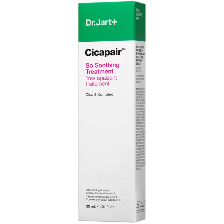 Dr.Jart+ Cicapair So Soothing Treatment 30 ml lugnande cica behandling för anti-rodnad i grönvit ytterförpackning