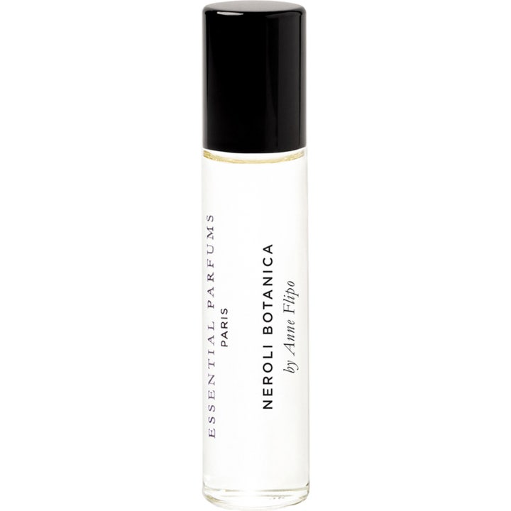 Essential Parfums Neroli Botanica By Anne Flipo 10 ml parfym i en smal glasflaska med svart lock och klar vätska