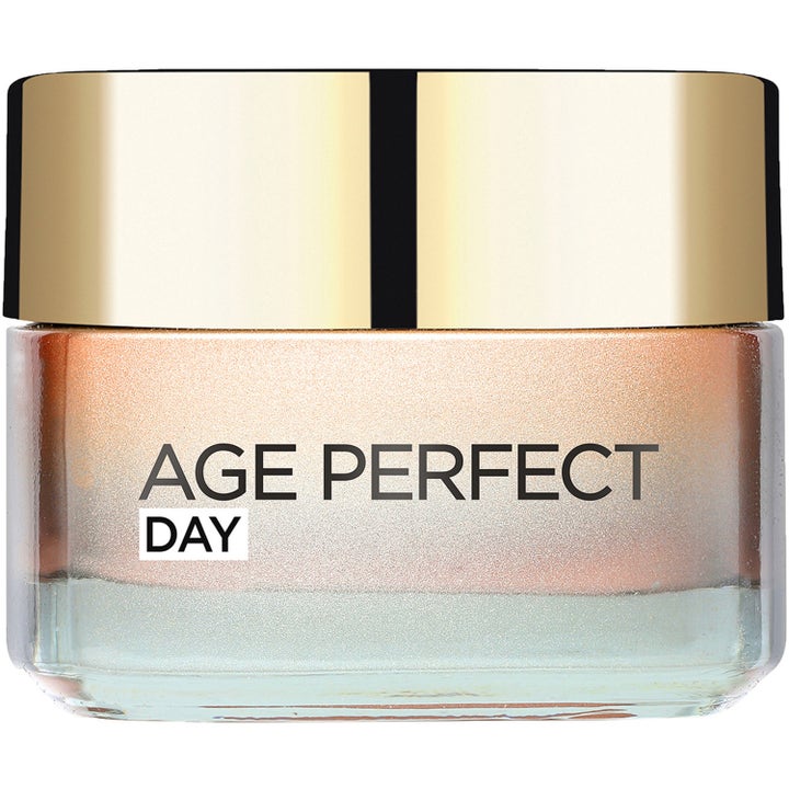 L'Oréal Paris Age Perfect anti-aging day cream 50ml återfuktande dagkräm för mogen hy i glasburk med guldfärgat lock