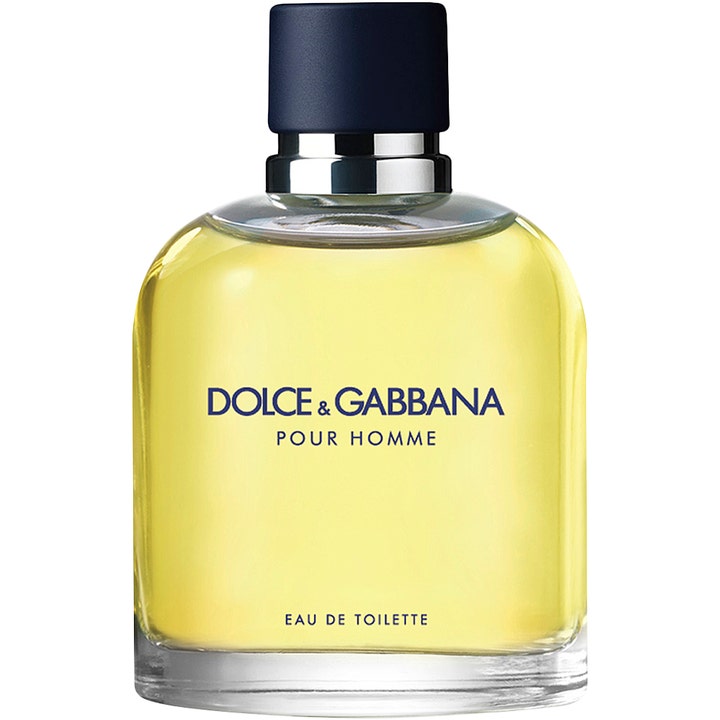 Dolce & Gabbana Pour Homme Eau de Toilette 75ml herrparfym i rundad glasflaska med gul vätska och mörkblå kork