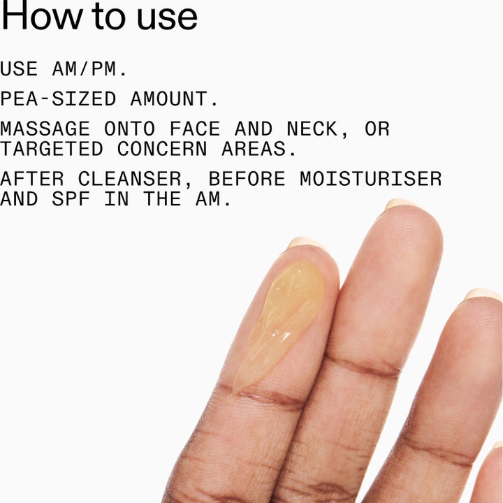 The INKEY List Tranexamic Acid Serum 30 ml serum för ojämn hudton med krämig textur på en svartvit pumpflaska