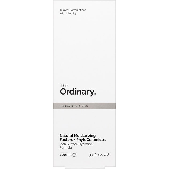 The Ordinary Natural Moisturizing Factors + PhytoCeramides 100 ml ceramider ansiktskräm i vit ytterförpackning