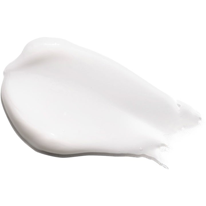 Exuviance Daily Eye Smoother 15 g återfuktande ögonkräm visar en mjuk och krämig vit textur