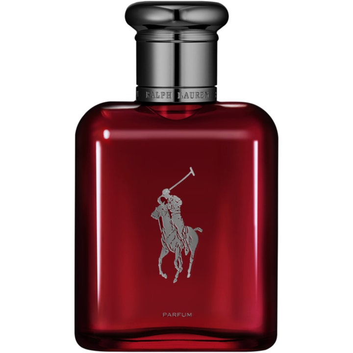 Ralph Lauren Polo Red Parfum 75 ml herrparfym i en djupröd glasflaska med silverlogotyp och mörkt metallock