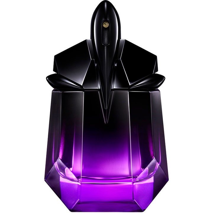 Mugler Alien Extra Intense 30 ml eau de parfum är en fyllig parfym i en mörklila facetterad glasflaska