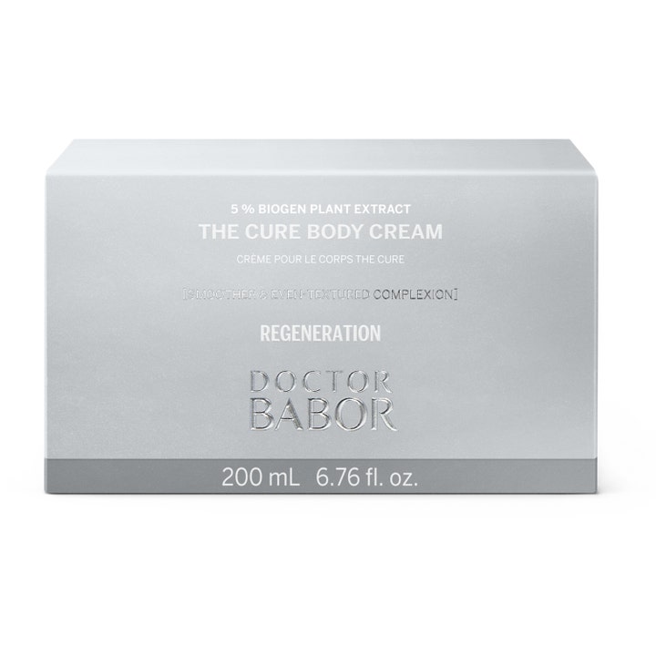 Doctor Babor The Cure Body Cream 200 ml anti-aging kroppskräm för torr hud i lyxig silvergrå ytterförpackning