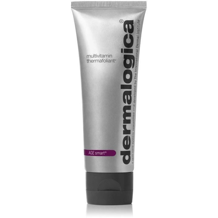 Dermalogica Multivitamin Thermafoliant 75ml dermalogica peeling för anti-age i en silverfärgad tub med svart lock.