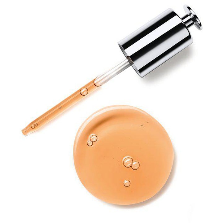 Filorga Hydra-Aox [5] Intensive Antioxidant Serum 30 ml är ett antiaging serum antioxidant med orange textur och silverpipett.