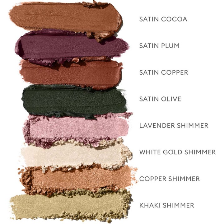 Satin And Shimmer Duet Eyeshadow Satin Cocoa And White Gold Shimmer
