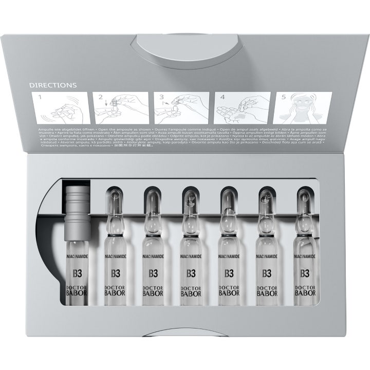 Babor DOC Barrier Protect Ampoule Serum Concentrate 14 ml anti-inflammatoriskt niacinamide serum i sju glasampuller.