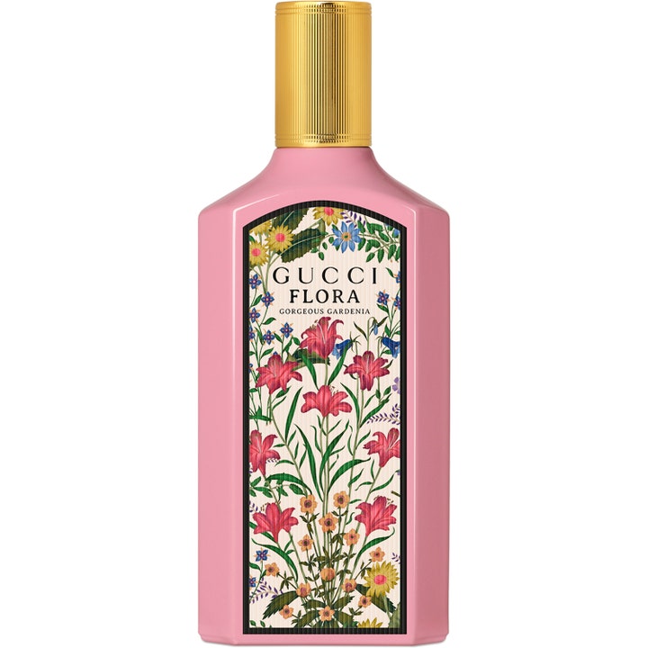 Gucci Flora Gorgeous Gardenia 100 ml blommig parfym gardenia i rosa lackad flaska med guldkork och blommönster