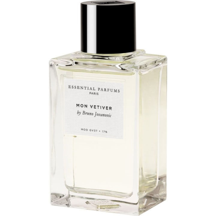 Essential Parfums Mon Vetiver By Bruno Jovanovic 100 ml Eau de Parfum i rektangulär glasflaska med svart lock