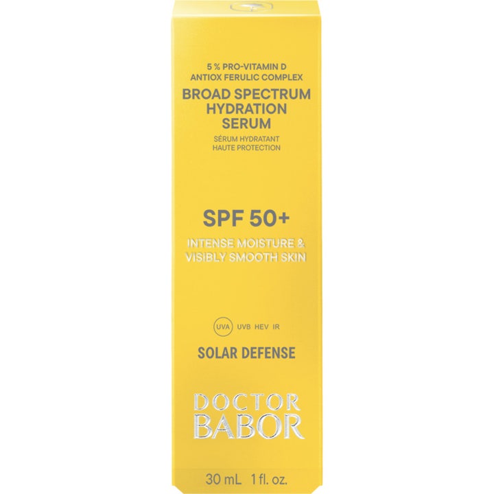 Babor DOC Broad Spectrum Hydration Serum 30 ml återfuktande serum med SPF 50+ i gul ytterförpackning