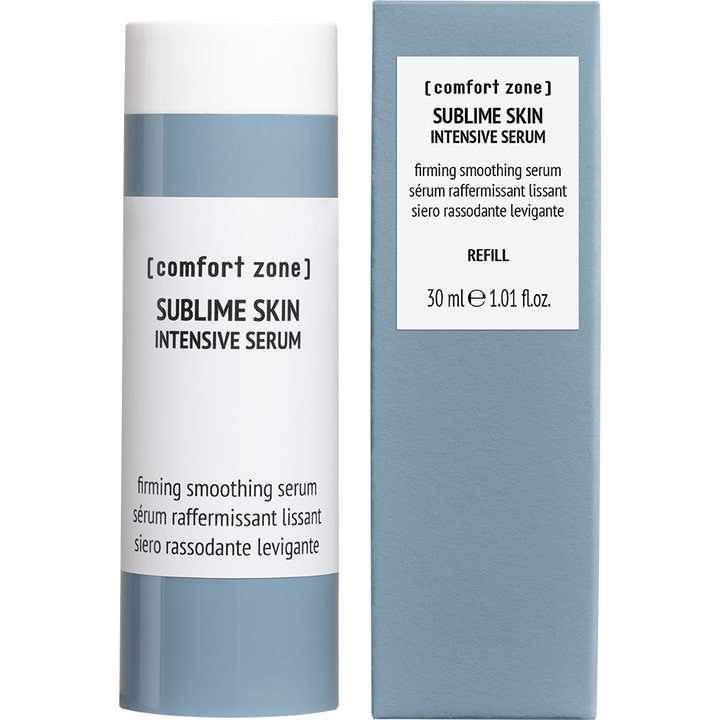 Comfort Zone Sublime Skin Intensive Serum 30 ml refill är ett anti-age serum mot rynkor i blåvit cylinderflaska