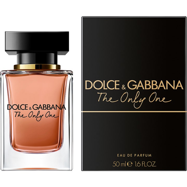 Dolce & Gabbana The Only One 50 ml Dolce Gabbana parfym dam i glasflaska med persikofärgad vätska och svart ask