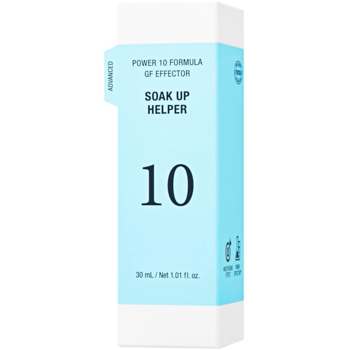 It'S SKIN Power 10 Formula GF Effector SOAK UP HELPER 30 ml absorberande fuktserum i ljusblå ytterförpackning