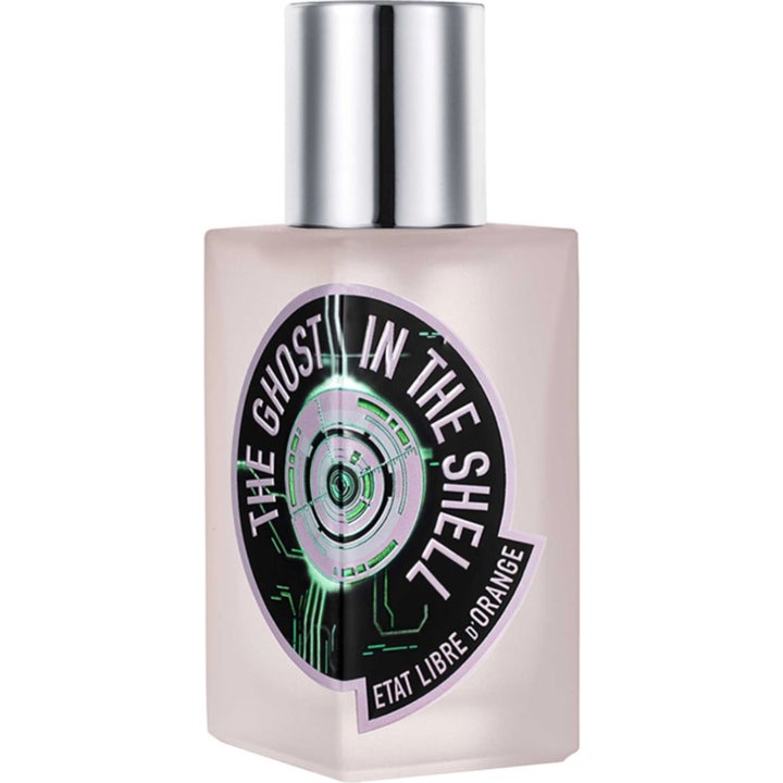 Etat Libre d'Orange The Ghost In The Shell 50 ml eau de parfum i frostad flaska med futuristiskt motiv och silverkork