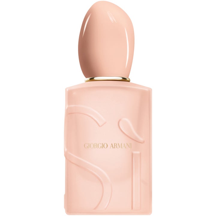 Giorgio Armani Si Pink Bloom 50 ml Eau de Parfum i en ljusrosa ogenomskinlig flaska med rundat lock