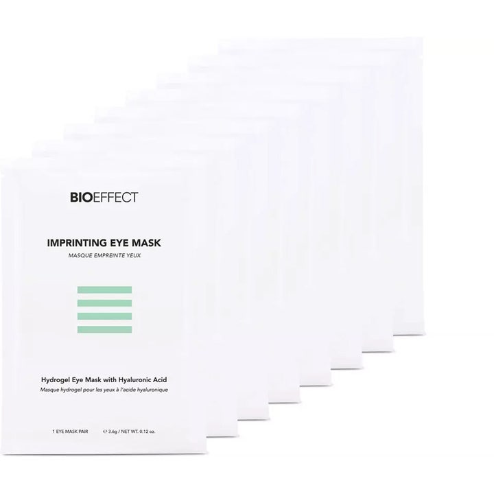 Bioeffect Imprinting Eye Mask 8 pack återfuktande gel ögonmask i vita engångsförpackningar
