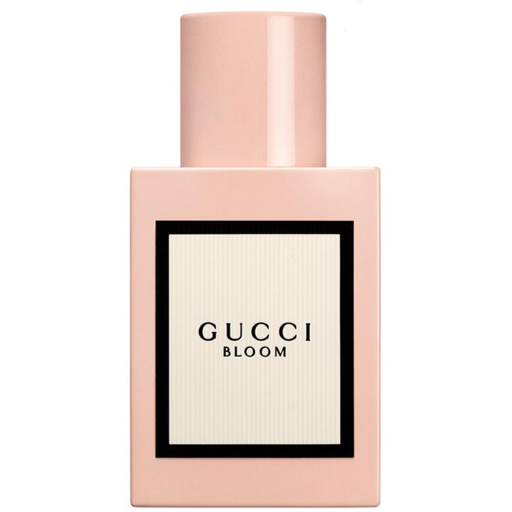 Gucci Bloom Eau de Parfum 30 ml blommig damparfym i en puderrosa porslinsliknande flaska med vit etikett