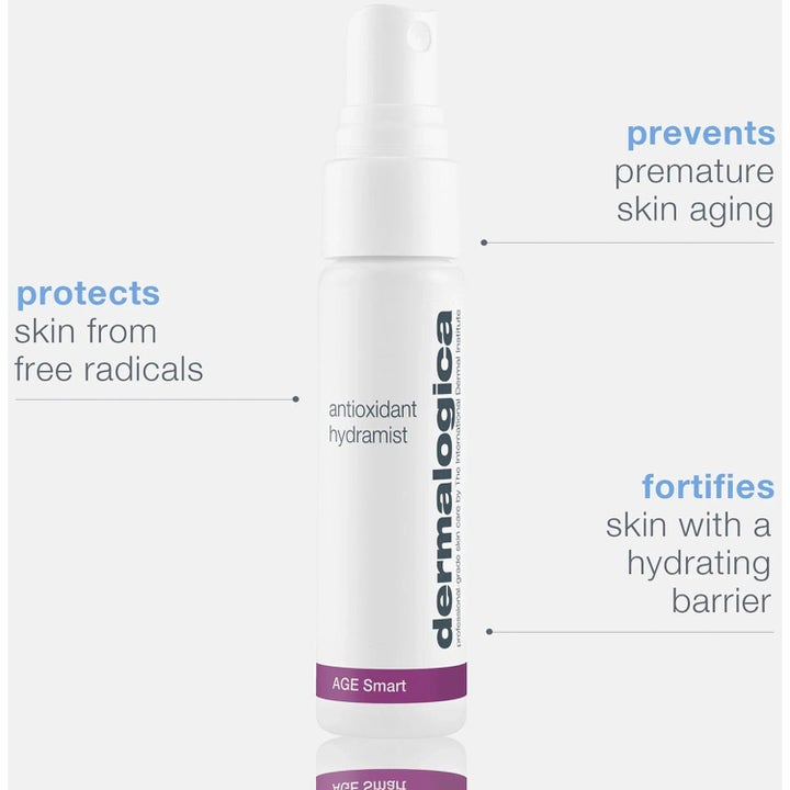 Dermalogica Antioxidant Hydramist Duo 2 x 30 ml återfuktande spray som skyddar huden mot fria radikaler och åldrande.
