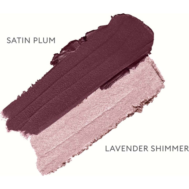 Satin And Shimmer Duet Eyeshadow Satin Plum And Lavender Shimmer