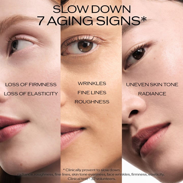 Shiseido Ultimune Power Infusing Concentrate 30 ml stärkande ansiktsserum i röd glasflaska med vit iris och krämig textur