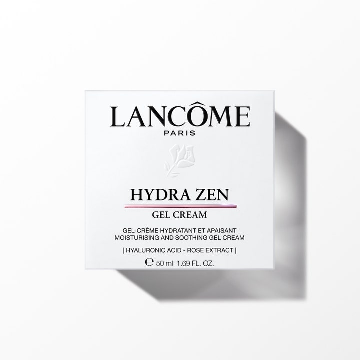 Lancôme Advanced Hydrazen Gel Cream 50 ml i vit ytterförpackning som ger en lugnande effekt med hyaluronsyra.